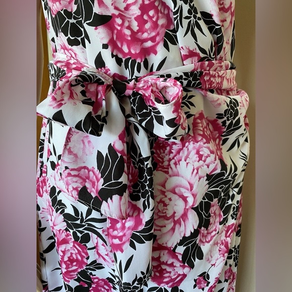 Jones New York Floral Wrap Dress Sz 6 - Picture 3 of 4